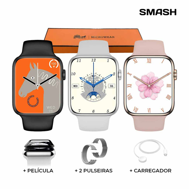 Smartwatch W59 Mini Series 9 41mm + Brindes