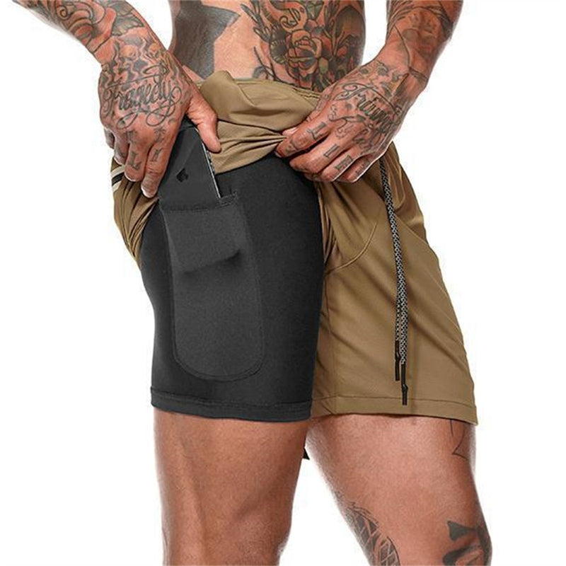 Shorts SS Pro - 2 em 1 Esportivo Camada Dupla