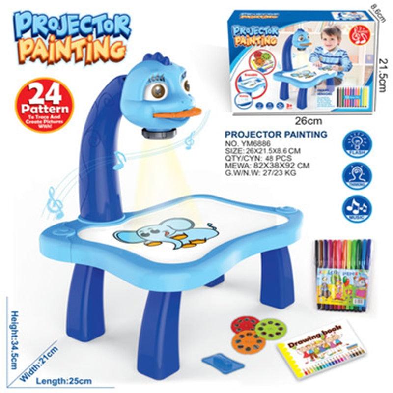 Magic Table Kidz - Mesa de Desenhos com Projetor - Smash Store