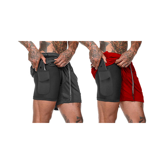 Shorts SS Pro - 2 em 1 Esportivo Camada Dupla