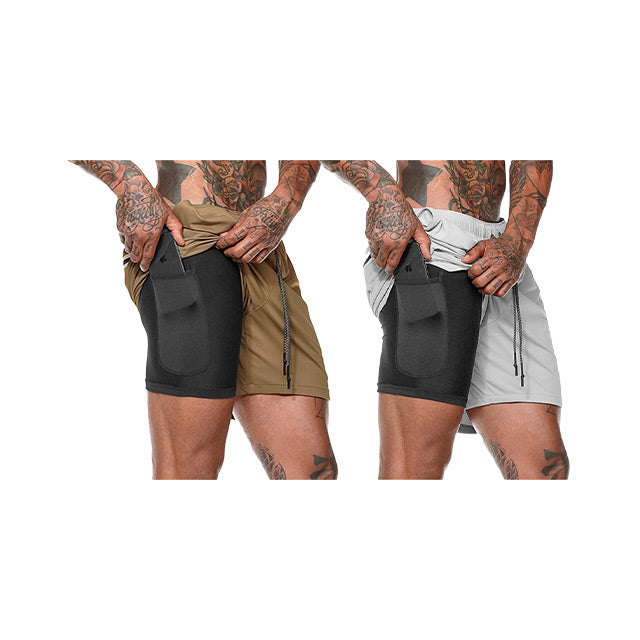 Shorts SS Pro - 2 em 1 Esportivo Camada Dupla