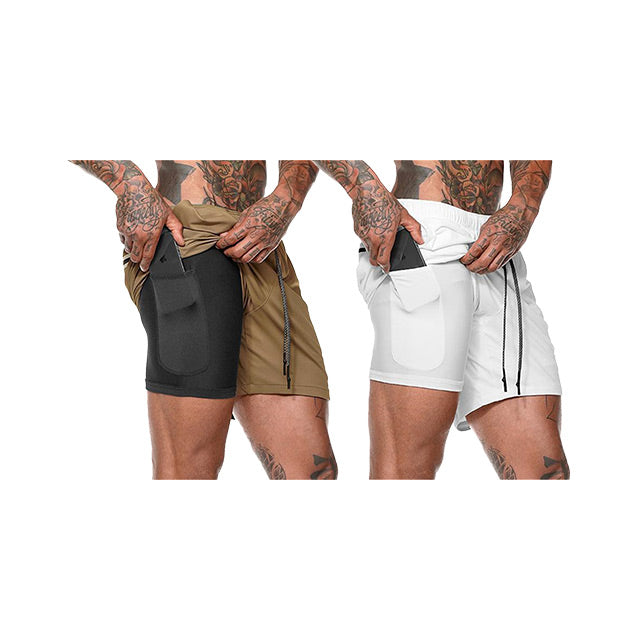 Shorts SS Pro - 2 em 1 Esportivo Camada Dupla