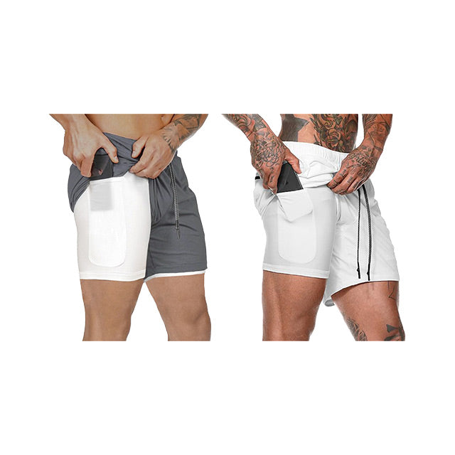 Shorts SS Pro - 2 em 1 Esportivo Camada Dupla