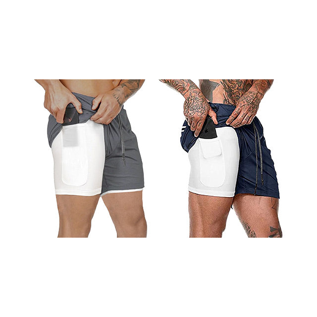 Shorts SS Pro - 2 em 1 Esportivo Camada Dupla