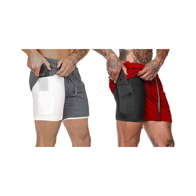 Shorts SS Pro - 2 em 1 Esportivo Camada Dupla